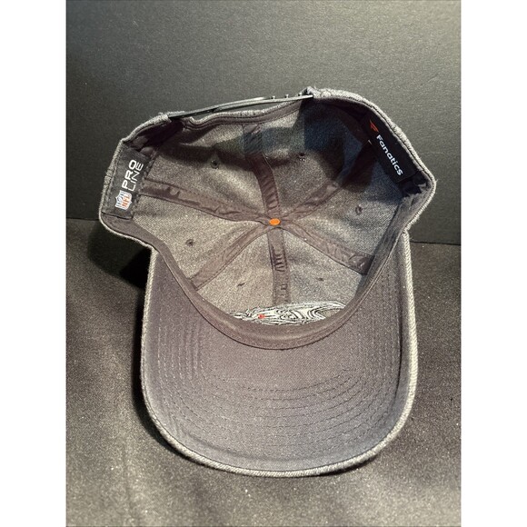 Baltimore Ravens NFL Pro Line Fanatics Charcoal Blackout Red Eye SnapBack Adjust - Picture 7 of 12
